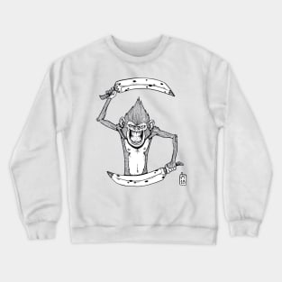 Monkey Warrior Crewneck Sweatshirt